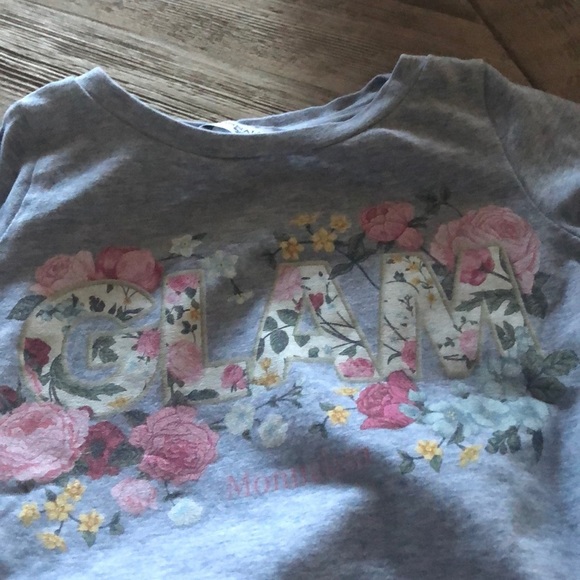 MONNALISA LOT PEPLUM JERSEY TOP LIKE NEW - Picture 5 of 16